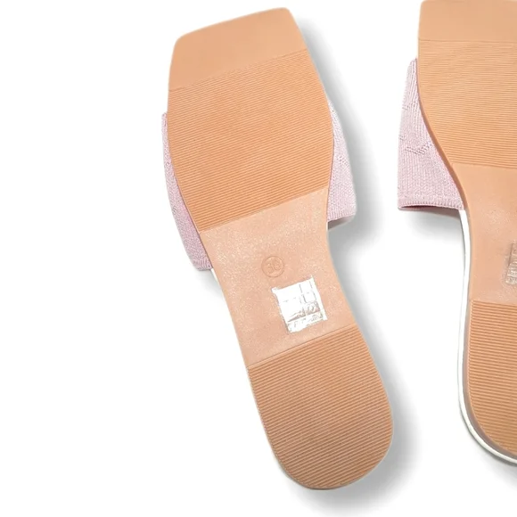 Sandals Women Shoes Slip-On Lightweight Casual Vacation Stretch Pink Shoes 7.5 - Picture 10 of 14